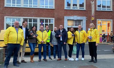 N-VA West-Vlaanderen voert actie voor veiliger fietsverkeer