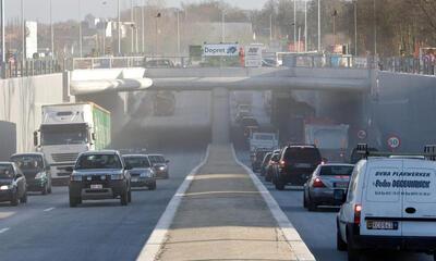 Koningin Astridlaantunnel in Brugge