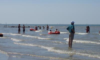 Aan de zee