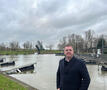 Bert Maertens aan de jachthaven in Izegem